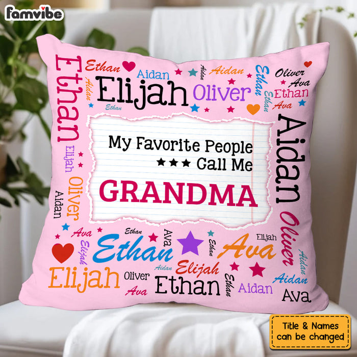 Personalized Gift For Grandpa My Favorite People Pillow 32054 1