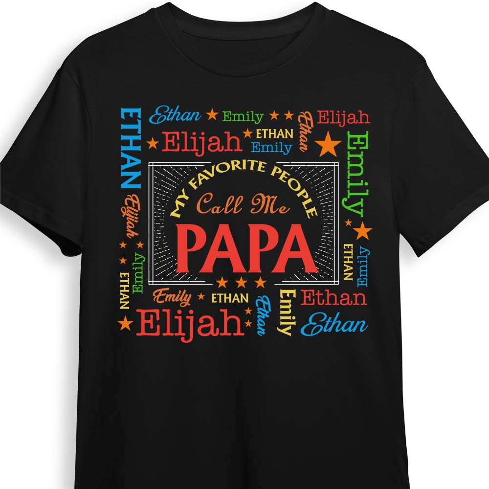 Personalized Gift For Grandpa Word Art Shirt Hoodie Sweatshirt 32056 Primary Mockup
