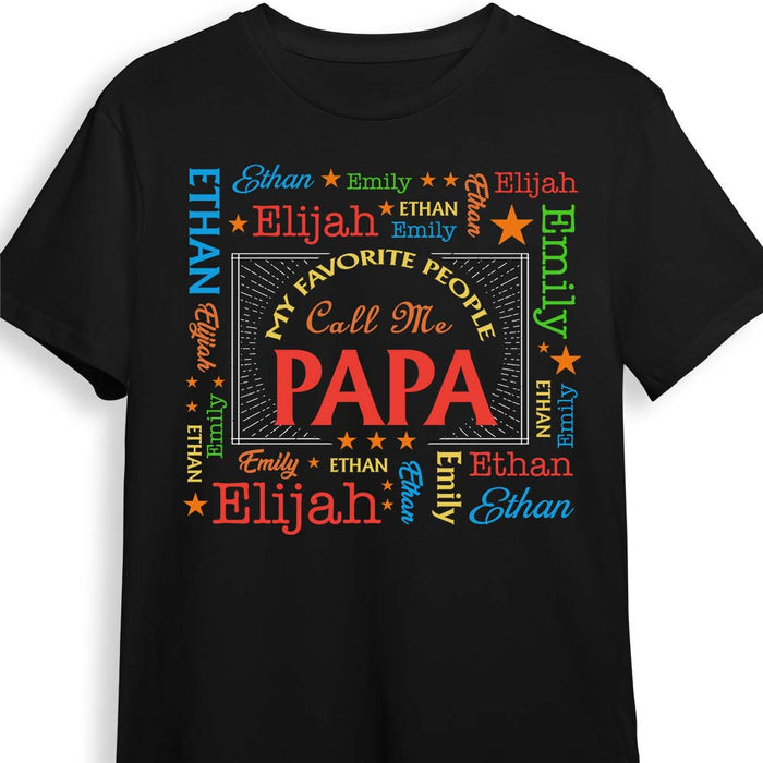 Personalized Gift For Grandpa Word Art Shirt - Hoodie - Sweatshirt 32056 1