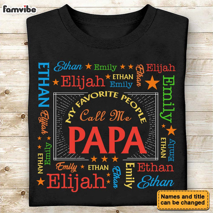 Personalized Gift For Grandpa Word Art Shirt - Hoodie - Sweatshirt 32056 1