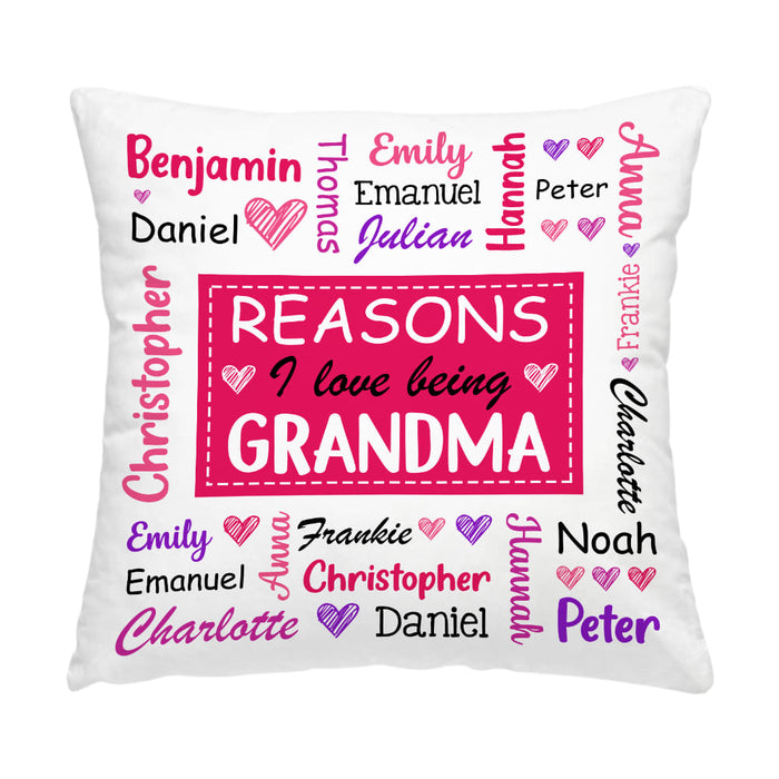 Personalized Gift For Grandma Word Art Pillow 32060 1