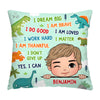 Personalized Gift For Grandson I Dream Big Pillow 32063 1