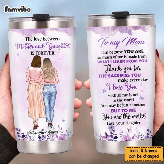 Personalized Gift For Mom You Are The World Steel Tumbler 32064 1