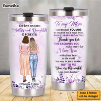 Personalized Gift For Mom You Are The World Steel Tumbler 32064 thumb 1