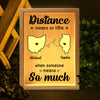 Personalized Gift For Long Distance State Map Picture Frame Light Box 32072 1
