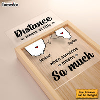 Personalized Gift For Long Distance State Map Picture Frame Light Box 32072 thumb 1