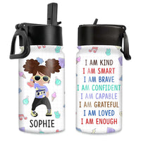 Personalized Gift For Kid I Am Kind Kids Water Bottle 32073 thumb 1