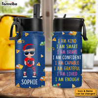 Personalized Gift For Kid I Am Kind Kids Water Bottle 32073 thumb 1