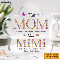 Personalized Gift For Nana First Mom Now Grandma Flower Pattern Plaque 31743 32080 thumb 1