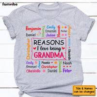 Personalized Gift For Grandma Names Words Art Shirt - Hoodie - Sweatshirt 32082 thumb 1