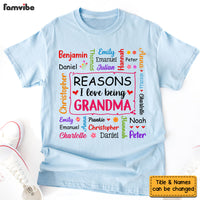 Personalized Gift For Grandma Names Words Art Shirt - Hoodie - Sweatshirt 32082 thumb 1