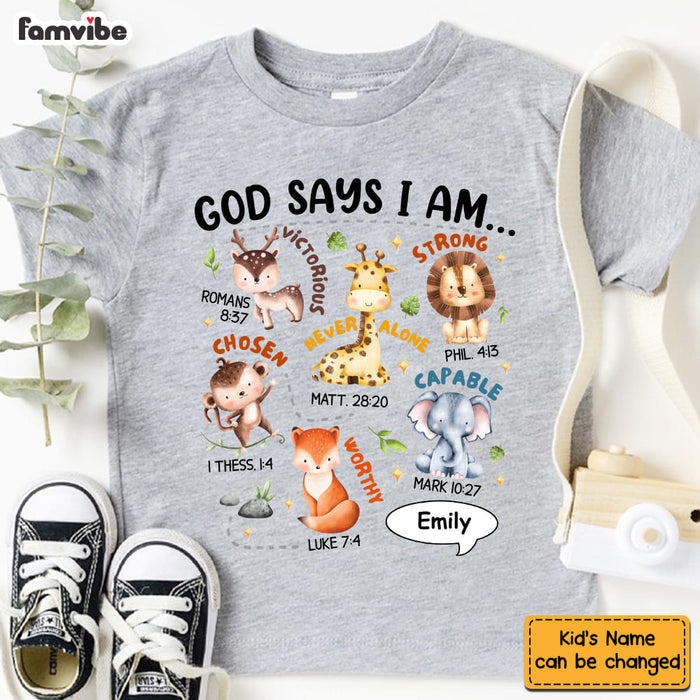 Personalized Gift For Grandson God Says You Are Kid T Shirt - Kid Hoodie - Kid Sweatshirt 32085 1