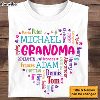 Personalized Gift For Grandma Heart Word Art Shirt - Hoodie - Sweatshirt 32088 thumb 1