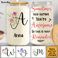 Personalized Gift For Daughter You're Awesome Glass Can 32090 thumb 1