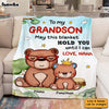 Personalized Gift For Grandson Long Distance May This Blanket Hold You 32091 1