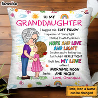 Personalized Gift For Granddaughter Hug This Pillow 32092 thumb 1