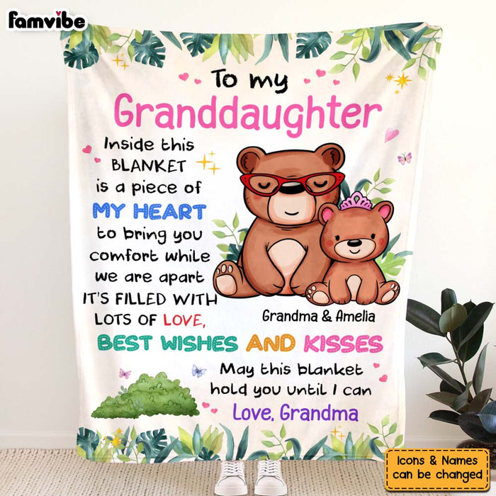 Personalized Gift For Granddaughter Long Distance May This Hold You Blanket 32093 1