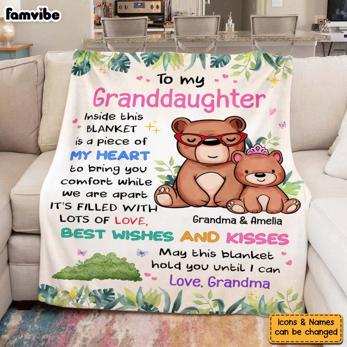 Personalized Gift For Granddaughter Long Distance May This Hold You Blanket 32093 1