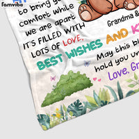 Personalized Gift For Granddaughter Long Distance May This Hold You Blanket 32093 thumb 1