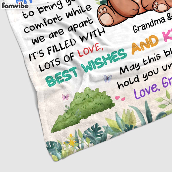 Personalized Gift For Granddaughter Long Distance May This Hold You Blanket 32093 1