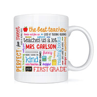 Personalized Gift For Teacher Word Art Mug 32097 thumb 1