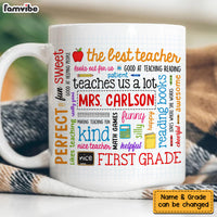 Personalized Gift For Teacher Word Art Mug 32097 thumb 1