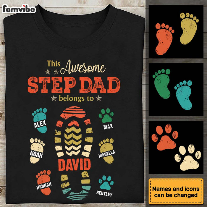 Personalized This Step Dad Belongs To Shirt - Hoodie - Sweatshirt Shirt - Hoodie - Sweatshirt 32099 1