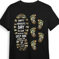 Personalized Gift For Step Dad Thanks For Putting Up Shirt - Hoodie - Sweatshirt 32100 thumb 1