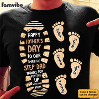 Personalized Gift For Step Dad Thanks For Putting Up Shirt - Hoodie - Sweatshirt 32100 thumb 1