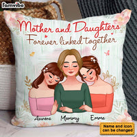 Personalized Gift For Mother And Daughters Pillow 32104 thumb 1