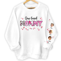 Personalized Gift For One Loved Mom Photo Custom Unisex Sleeve Printed Standard Sweatshirt 32117 thumb 1