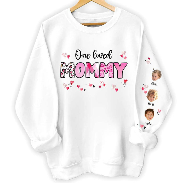 Personalized Gift For One Loved Mom Photo Custom Unisex Sleeve Printed Standard Sweatshirt 32117 1