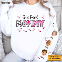 Personalized Gift For One Loved Mom Photo Custom Unisex Sleeve Printed Standard Sweatshirt 32117 thumb 1
