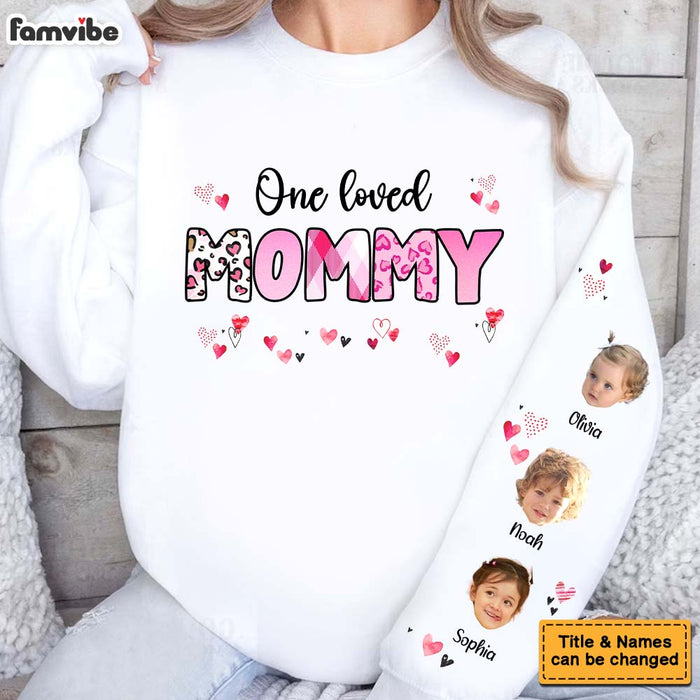 Personalized Gift For One Loved Mom Photo Custom Unisex Sleeve Printed Standard Sweatshirt 32117 1