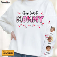 Personalized Gift For One Loved Mom Photo Custom Unisex Sleeve Printed Standard Sweatshirt 32117 thumb 1