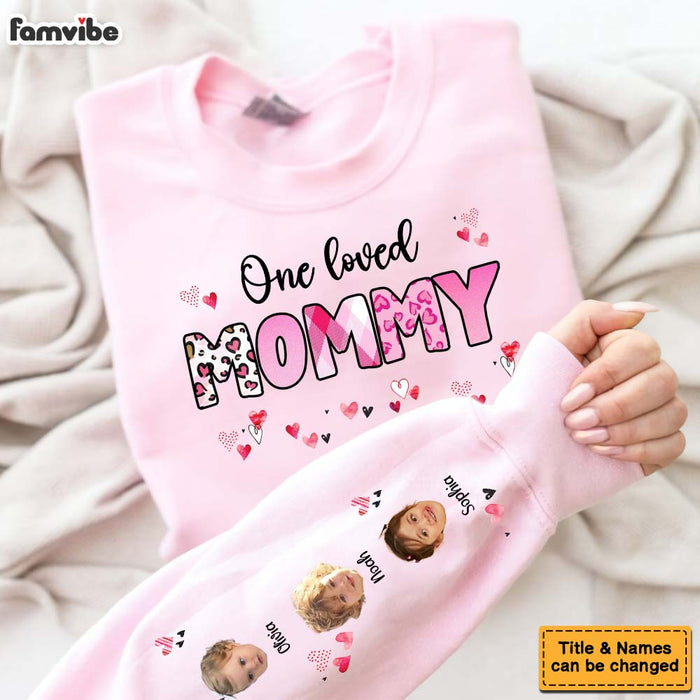 Personalized Gift For One Loved Mom Photo Custom Unisex Sleeve Printed Standard Sweatshirt 32117 1