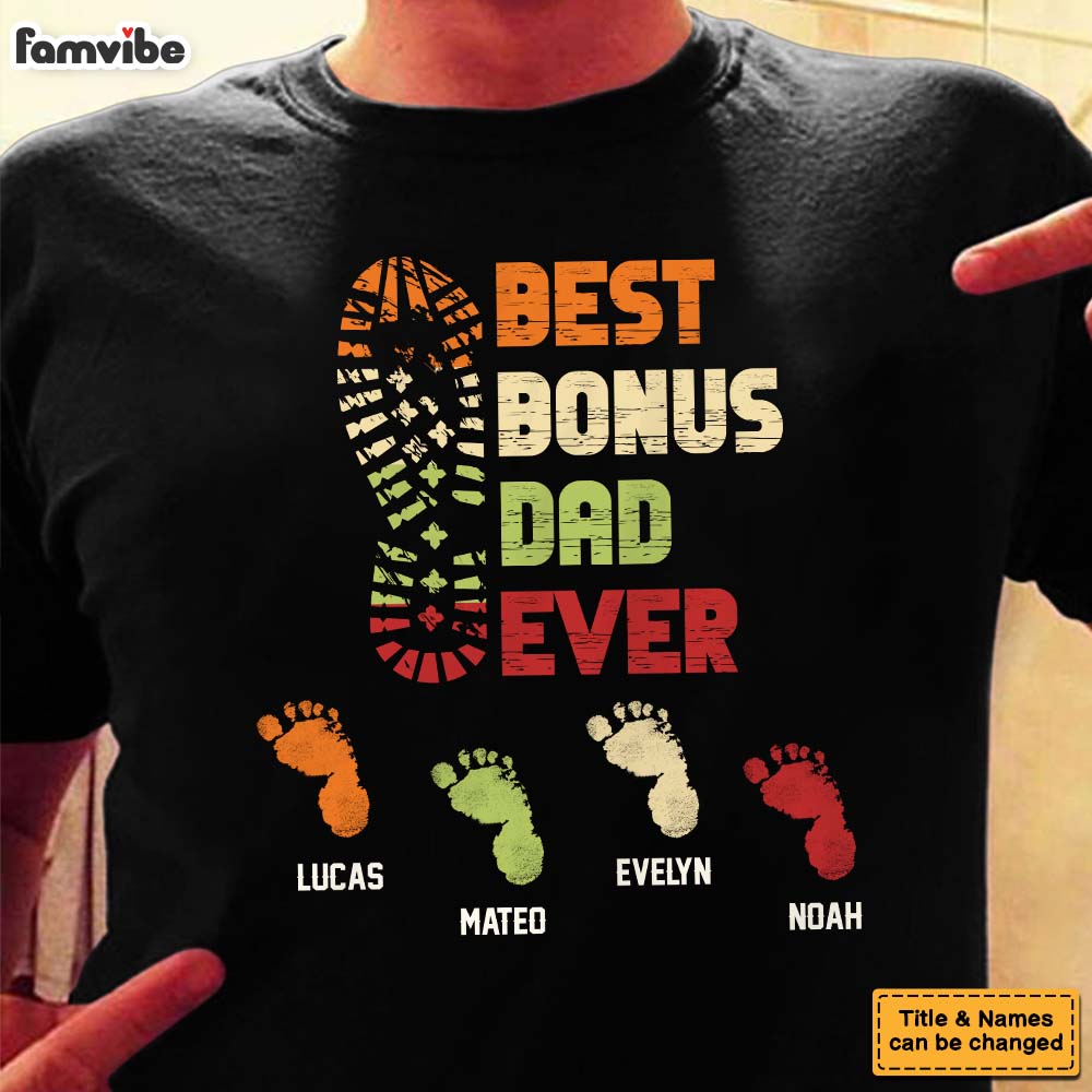 Personalized Gift For Dad Bonus Dad Shirt Hoodie Sweatshirt 32118 Primary Mockup