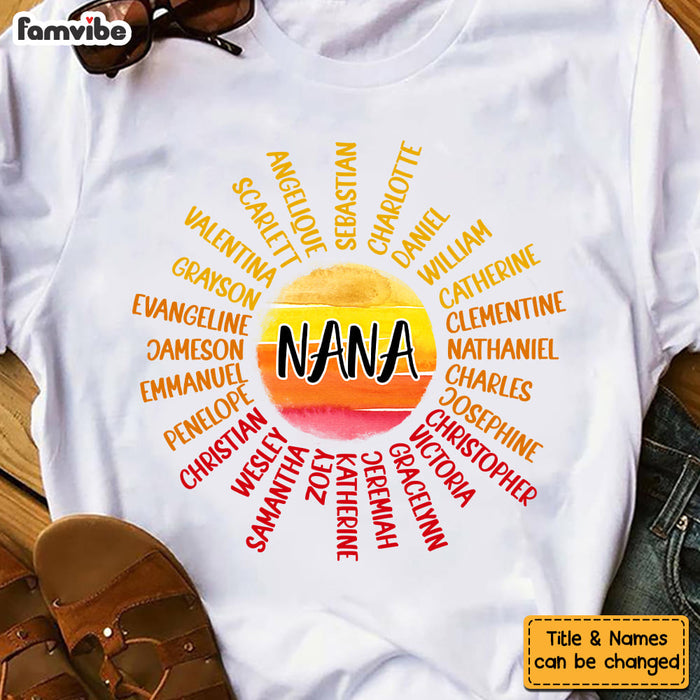 Personalized Gift For Grandma You Are My Sunshine Shirt - Hoodie - Sweatshirt 32123 1