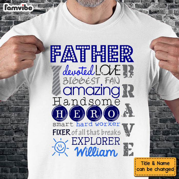 Personalized Gift For Dad Affirmations Amazing Shirt - Hoodie - Sweatshirt 32130 1
