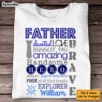 Personalized Gift For Dad Affirmations Amazing Shirt - Hoodie - Sweatshirt 32130 thumb 1