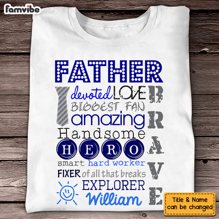 Personalized Gift For Dad Affirmations Amazing Shirt - Hoodie - Sweatshirt 32130 1
