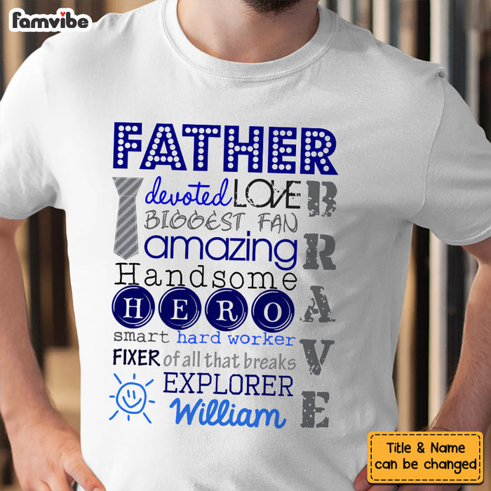 Personalized Gift For Dad Affirmations Amazing Shirt - Hoodie - Sweatshirt 32130 1