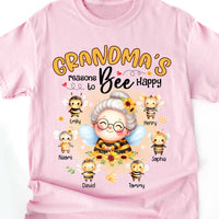 Personalized Gift For Grandma Reasons To Bee Happy Shirt - Hoodie - Sweatshirt 32131 thumb 1