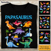 Personalized Gift For Grandpa Dad Papasaurus Shirt - Hoodie - Sweatshirt 32134 1