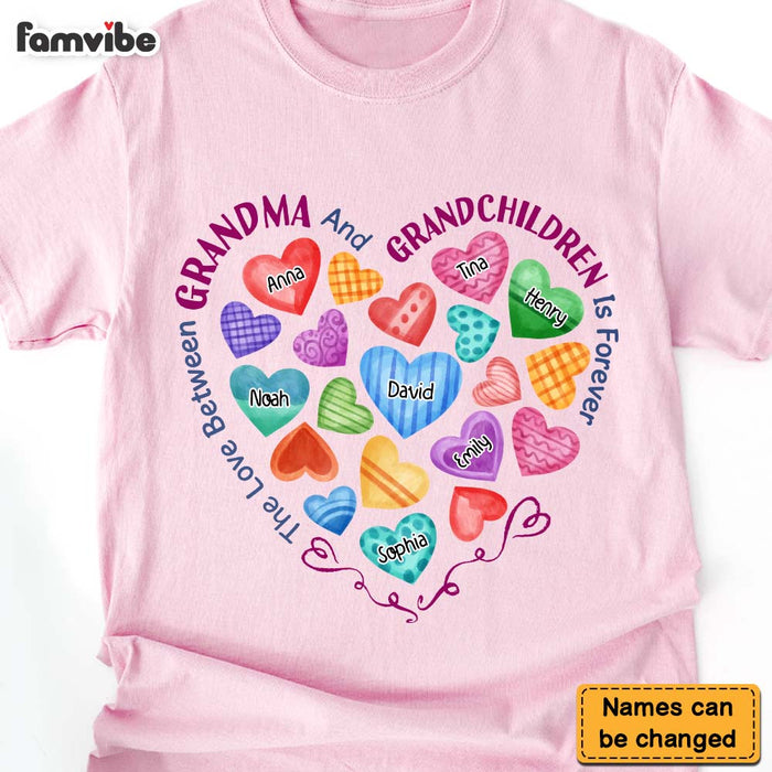 Personalized Gift For Grandma The Love Is Forever Shirt 32136 1