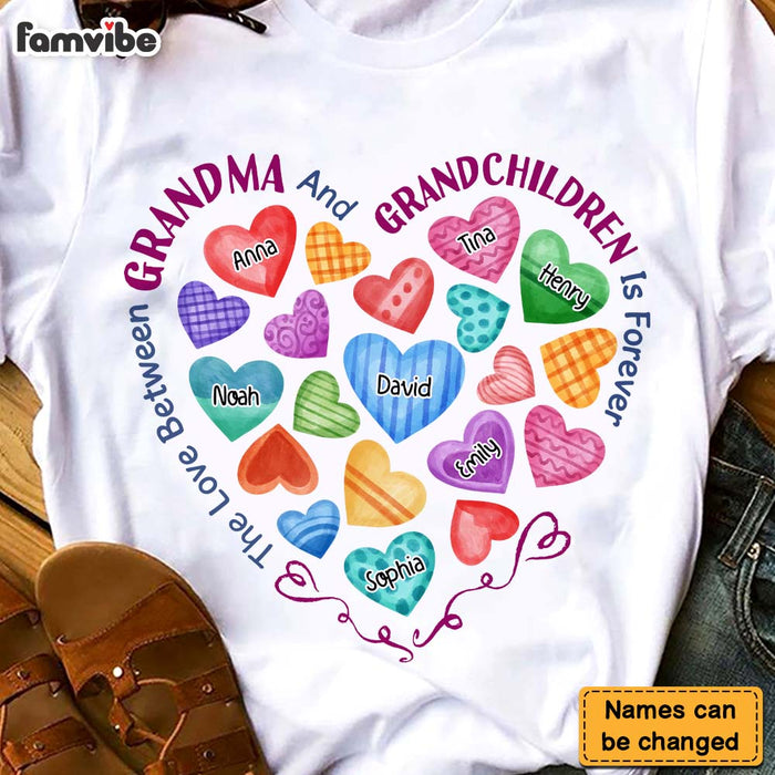 Personalized Gift For Grandma The Love Is Forever Shirt 32136 1