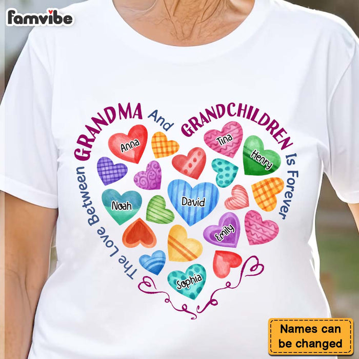 Personalized Gift For Grandma The Love Is Forever Shirt 32136 1