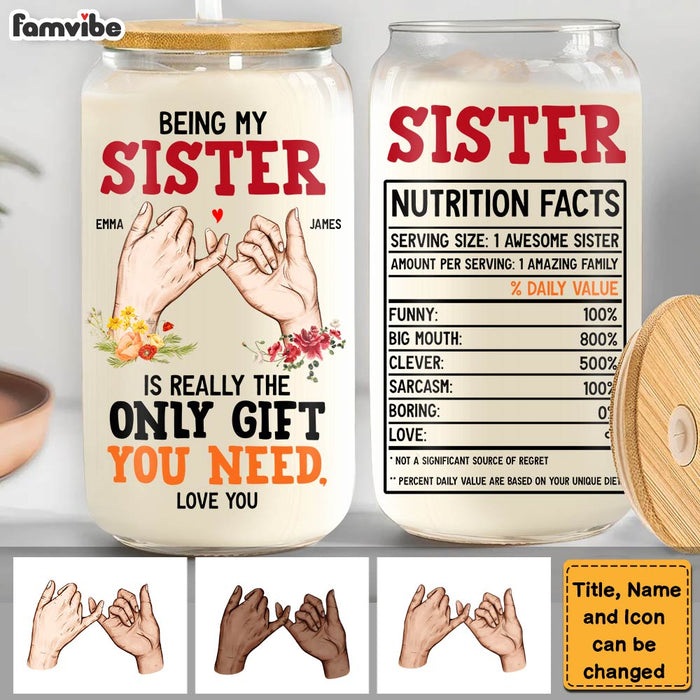 Personalized Gift For Friend The Gift You Need Glass Can 32139 1