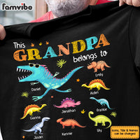 Personalized Gift For Grandpa Doodle Dinosaur Shirt - Hoodie - Sweatshirt 32140 thumb 1