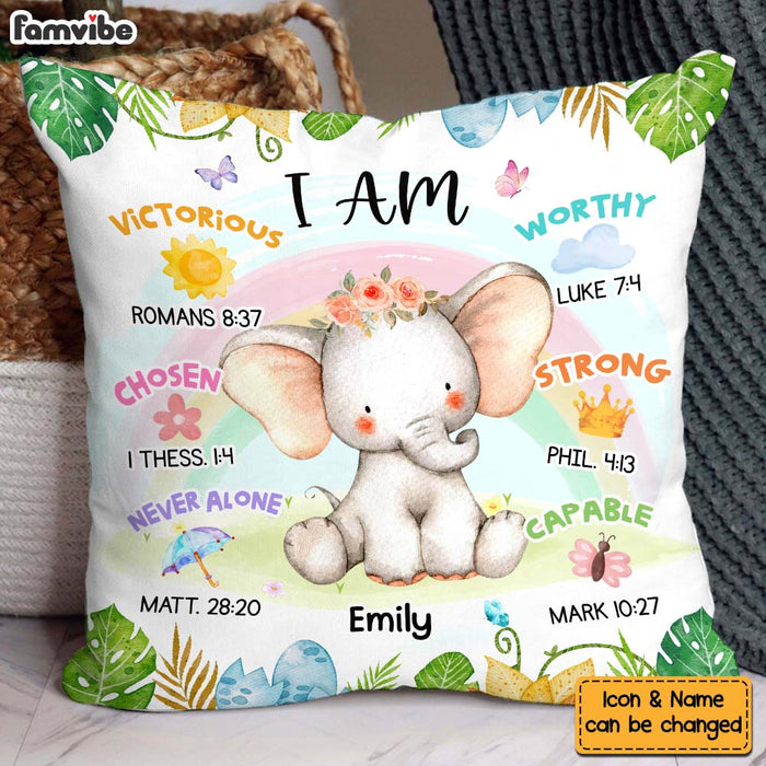 Personalized Gift For Grandkids I Am Animal Pillow 32142 1